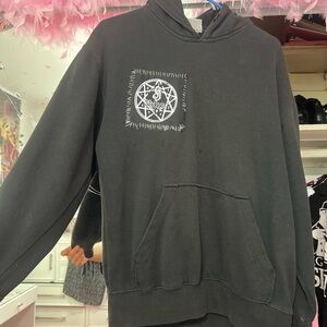 Black slipknot patch on sew woman or Men's sweater